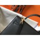 Hermes Kelly 25cm Sellier Bag In Black Epsom Leather