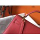 Hermes Kelly 25cm Sellier Bag In Red Epsom Leather