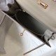 Hermes Kelly 25cm Sellier Bag In Tourterelle Epsom Leather