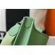 Hermes Evelyne III 29 PM Bag In Vert Criquet Clemence Leather