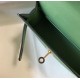 Hermes Kelly Mini II Bag In Vert Criquet Epsom Leather