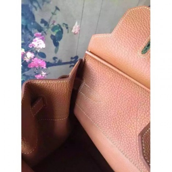 Hermes Brown Haut a Courroies HAC Birkin 40cm Bag