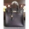 Hermes Black Haut a Courroies HAC Birkin 40cm Bag