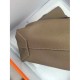 Hermes Double Sens 45cm Tote In Brown/Etoupe Leather