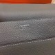 Hermes Grey Steve 35 Messenger Bag