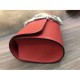 Hermes Handmade Egee Clutch In Red Swift Leather