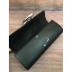 Hermes Handmade Egee Clutch In Black Swift Leather