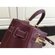 Hermes Kelly Ghillies 28cm In Burgundy Swift Leather