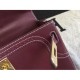 Hermes Kelly Ghillies 28cm In Burgundy Swift Leather