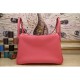 Hermes Rose Lipstick Clemence Lindy 34cm Bag