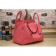 Hermes Rose Lipstick Clemence Lindy 34cm Bag