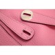 Hermes Pink Clemence Lindy 34cm Bag