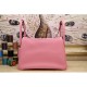 Hermes Pink Clemence Lindy 34cm Bag