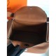 Hermes Brown Clemence Lindy 34cm Bag