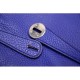 Hermes Blue Electric Clemence Lindy 34cm Bag