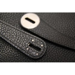 Hermes Black Clemence Lindy 34cm Bag