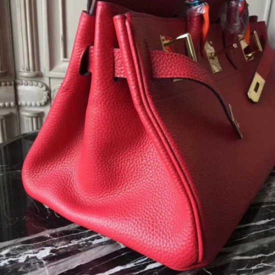 Hermes Red JPG Birkin 42cm Shoulder Bag