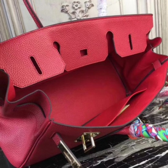 Hermes Red JPG Birkin 42cm Shoulder Bag