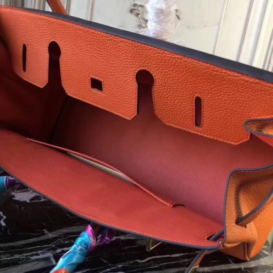 Hermes Orange JPG Birkin 42cm Shoulder Bag