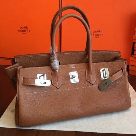 Hermes Brown JPG Shoulder Birkin 42cm Bag