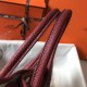 Hermes Garden Party 36 Bag In Bordeaux Clemence Calfskin