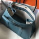 Hermes Garden Party 36 Bag In Blue Jean Clemence Calfskin