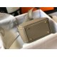 Hermes Lindy Mini Bag In Tourterelle Clemence Calfskin