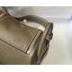 Hermes Lindy Mini Bag In Taupe Clemence Calfskin