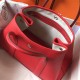 Hermes Garden Party 36 Bag In Red Clemence Calfskin