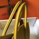 Hermes Garden Party 36 Bag In Yellow Clemence Calfskin