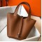 Hermes Picotin Lock 18 Bag In Gold Clemence Leather