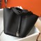 Hermes Picotin Lock 18 Bag In Black Clemence Leather