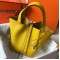 Hermes Picotin Lock 18 Bag In Yellow Clemence Leather