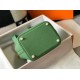 Hermes Picotin Lock 18 Bag In Vert Criquet Clemence Leather