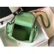 Hermes Lindy Mini Bag In Vert Criquet Clemence Calfskin