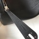 Hermes Lindy 26cm Bag In Black Clemence With PHW