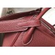 Hermes Lindy 26cm Bag In Bordeaux Clemence With PHW