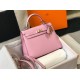 Hermes Kelly 25cm Sellier Bag In Mauve Sylvestre Epsom Leather