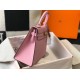 Hermes Kelly 28cm Sellier Bag In Mauve Sylvestre Epsom Leather