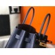 Hermes Birkin 35cm Bag In Navy Blue Clemence Leather