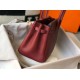 Hermes Birkin 25cm Bag In Bordeaux Clemence Leather