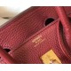 Hermes Birkin 30cm Bag In Bordeaux Clemence Leather