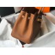 Hermes Birkin 35cm Bag In Gold Clemence Leather