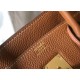 Hermes Birkin 35cm Bag In Gold Clemence Leather