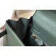 Hermes Kelly 25cm Retourne Bag In Vert Amande Clemence Leather