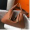 Hermes Lindy 26cm Bag In Gold Clemence With GHW