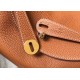 Hermes Lindy 26cm Bag In Gold Clemence With GHW