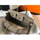 Hermes Birkin 25cm Bag In Taupe Clemence Leather