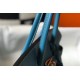 Hermes Blue Jean Clemence Birkin 35cm Bag