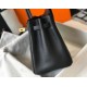 Hermes Birkin 35cm Bag In Black Clemence Leather